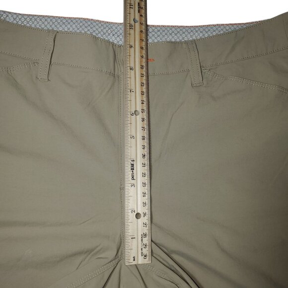 Orvis Jackson Convertible Shorts Women's 10 Shitake Beige Nylon Hiking Quick-Dry - Picture 8 of 9